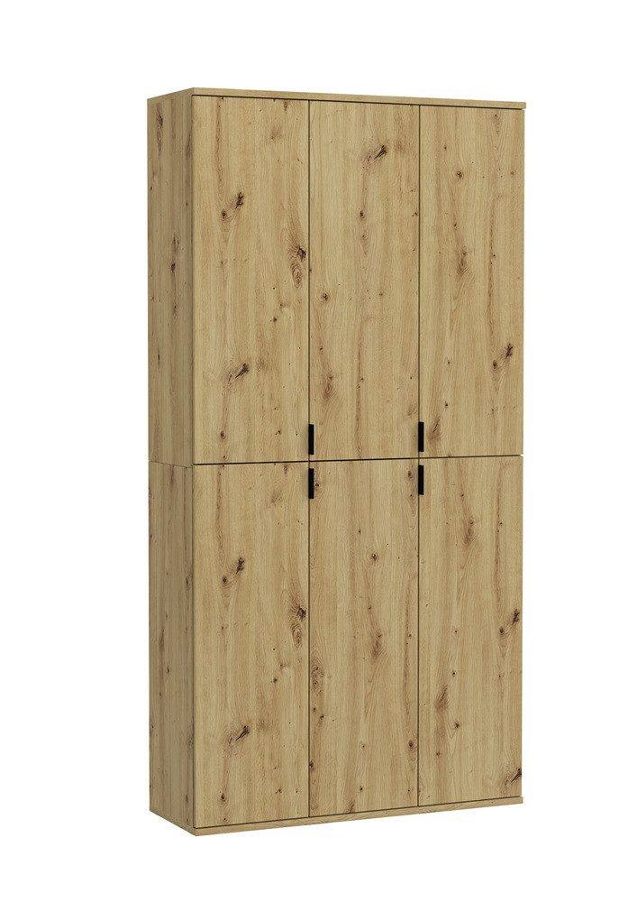Kleiderschrank Garderobenschrank Projekt X, Kombination, Artisan Eiche, 2-teilig