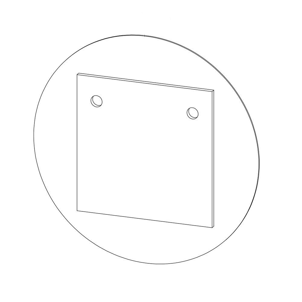 rund, ABERDEEN-01, Lomadox 60cm Wandspiegel Durchmesser
