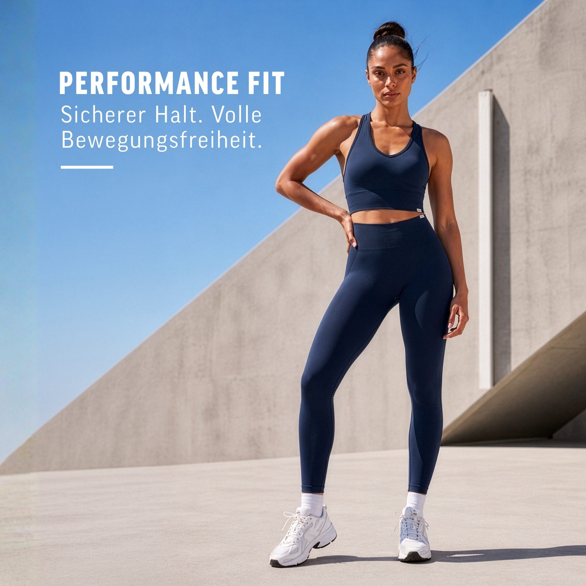 Smilodox Sport-BH Vonda, Sport Top Damen, Gym-BH für Workouts,Training & Yoga V-Ausschnitt, Seamless, Shaped Fit, Support-Bund, elastisch