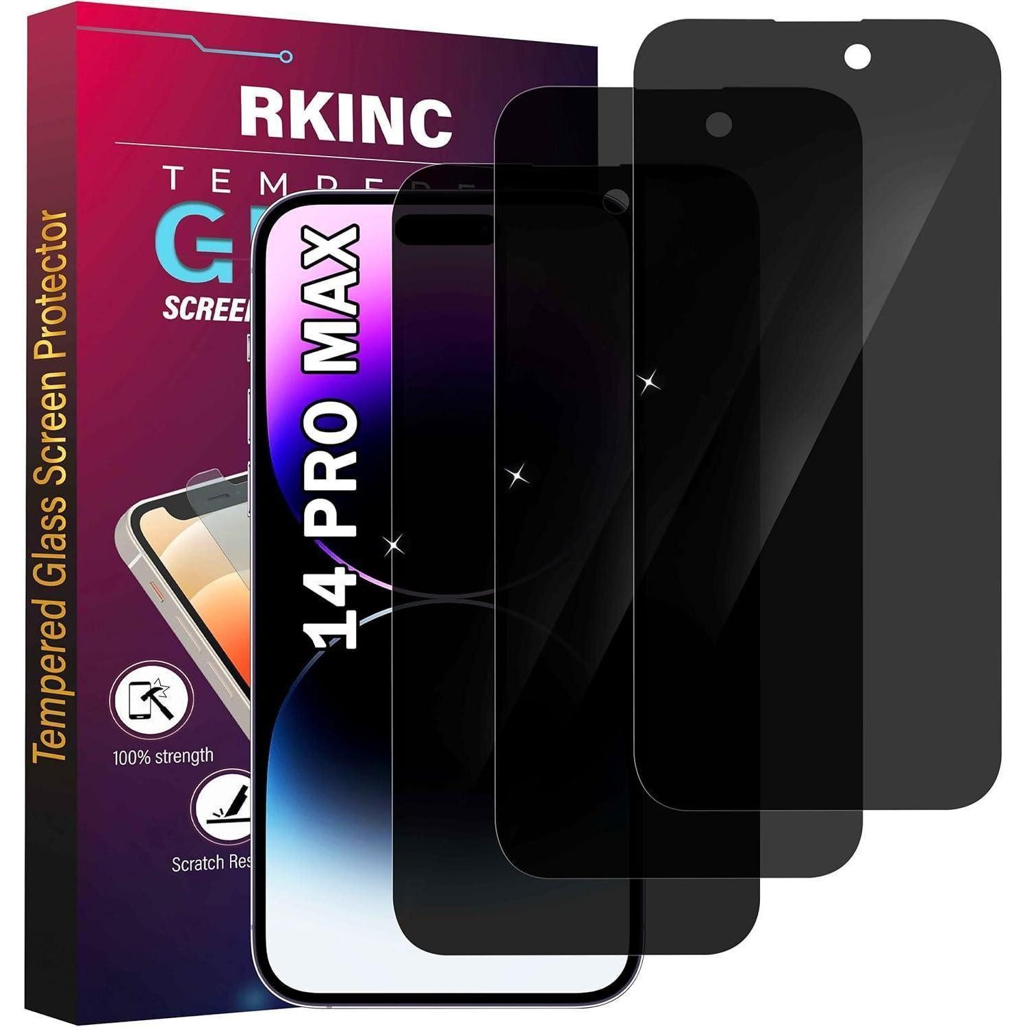 2x Privacy Schutzfolie Für IPhone 14 Plus/13 Pro Max 6,7 Zoll – 9H Härte, Anti-Spy, Kratzfest