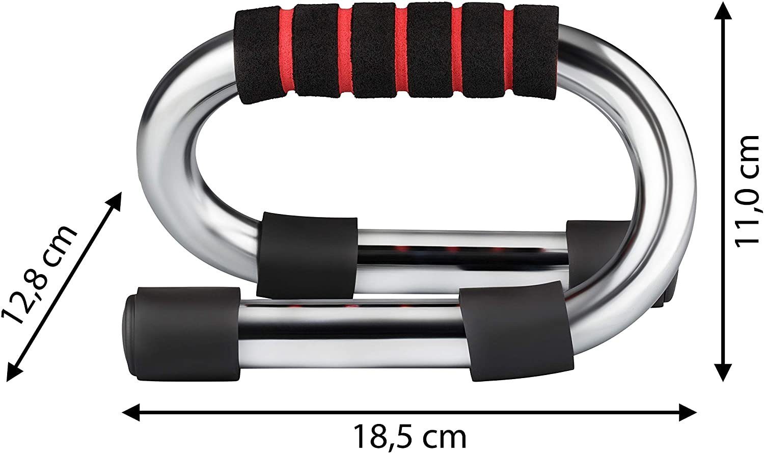 HEIMWERT Liegestützgriffe Liegestützgriffe Push up Bars 2er Set effizientes Training