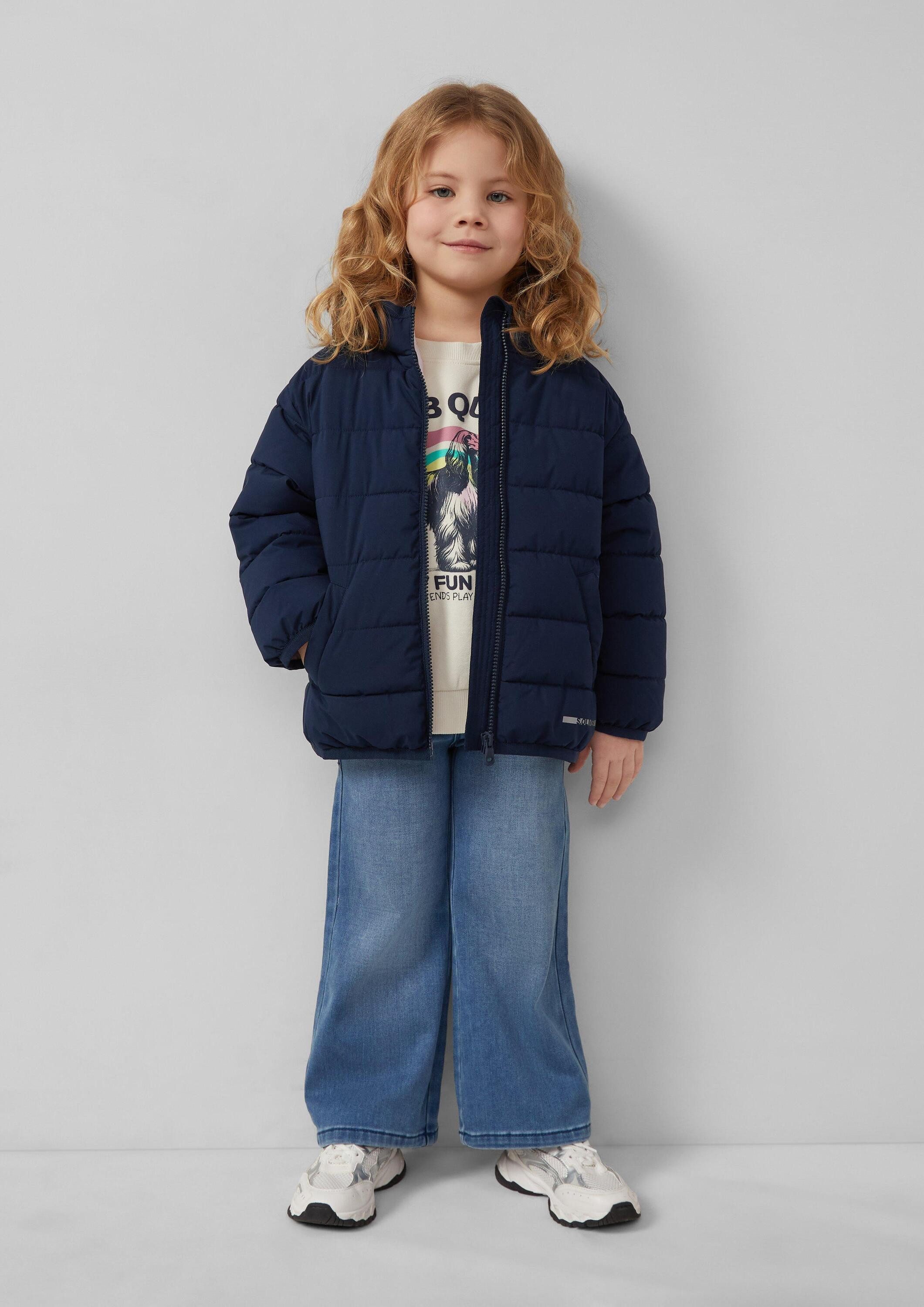 s.Oliver Funktionsjacke Outdoor-Jacke Unisex Steppjacke mit Kapuze in Oversize – Bild 3 von 4