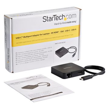 Startech.com Laptop-Dockingstation STARTECH.COM USB-C Multiport Adapter - USB Typ C auf 4K HDMI / USB 3.0