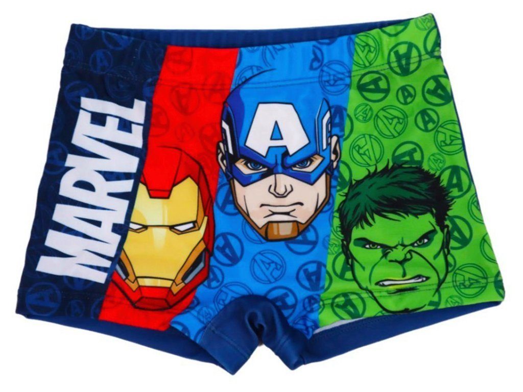 Boxer-Badehose Marvel Avengers Kinder Badehose Badeshorts