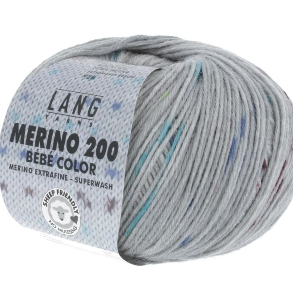 LANG YARNS 50g Lang Yarns Merino 200 Bebe color Effektgarn, 203,00 m