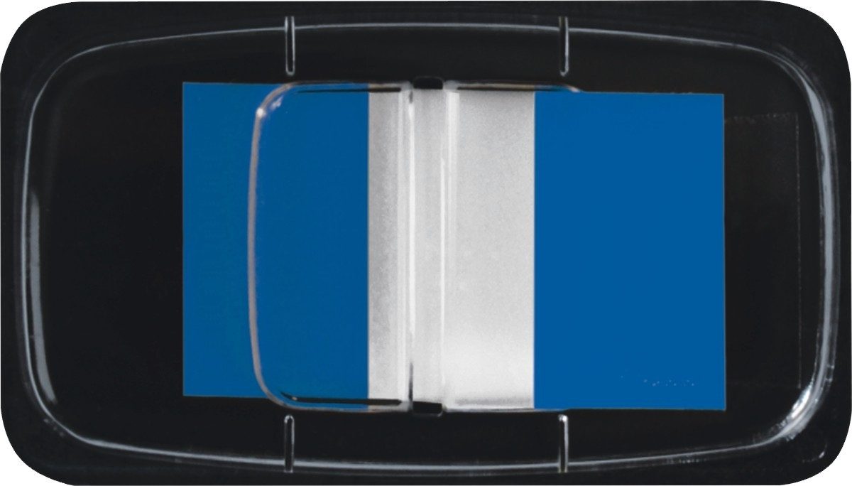 Sigel Haftnotizblock Haftmarker Film Color-Tip blau VE=50 Stück