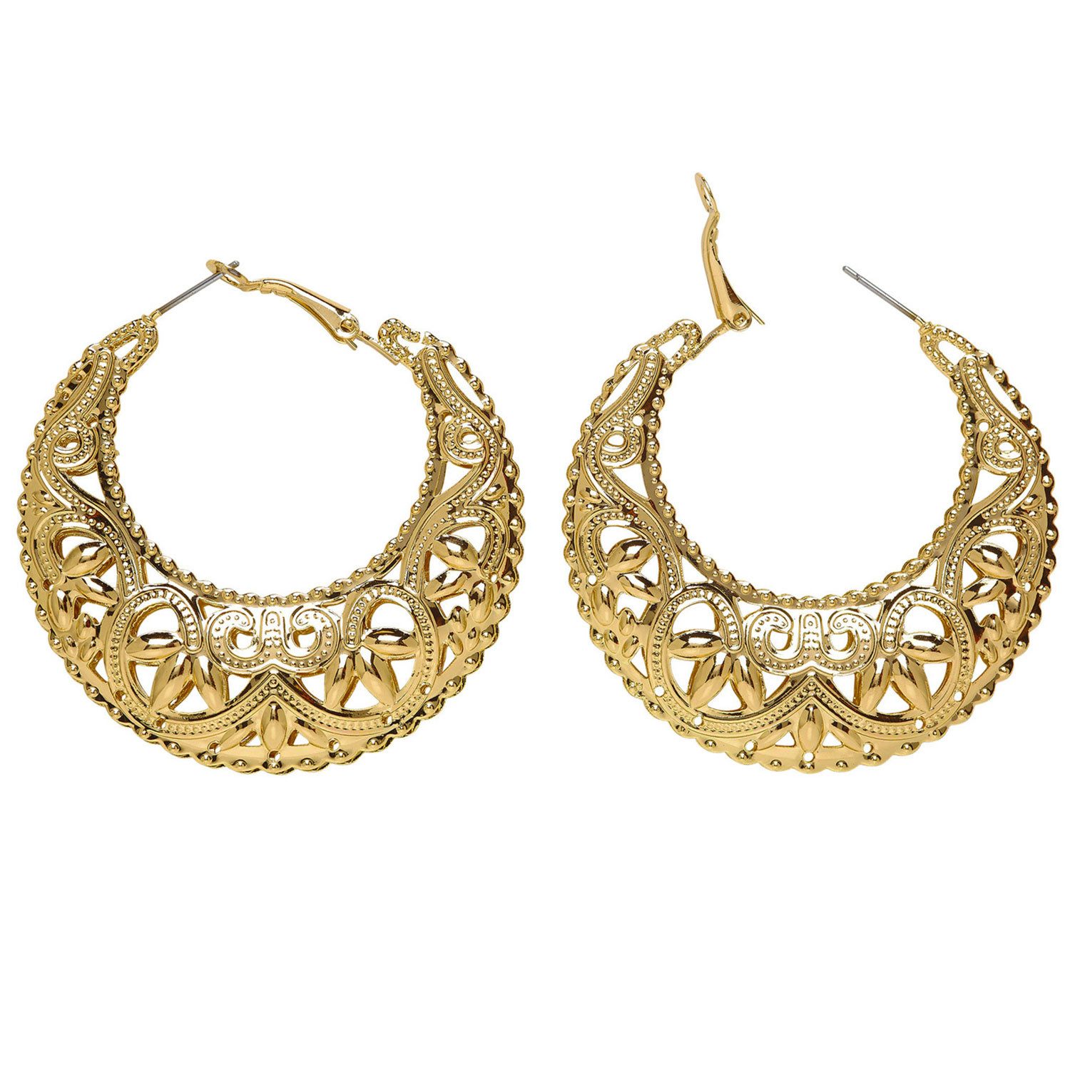 Widmann S.r.l. Kostüm Römerin Ohrringe 'Gipsy', Gold - Schmuck Römer Ko