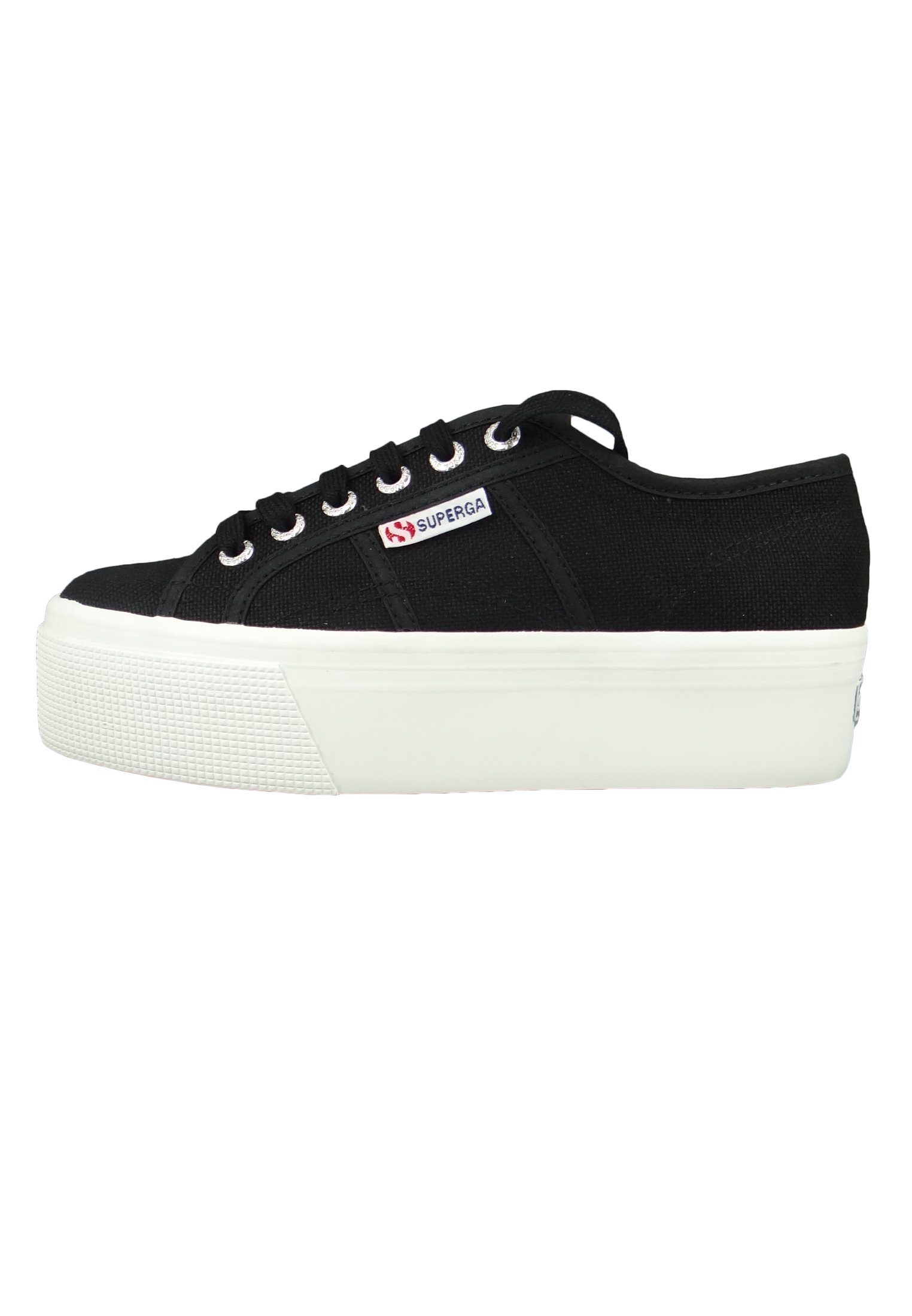 Superga S9111LW F83 Black-Fwhite Sneaker