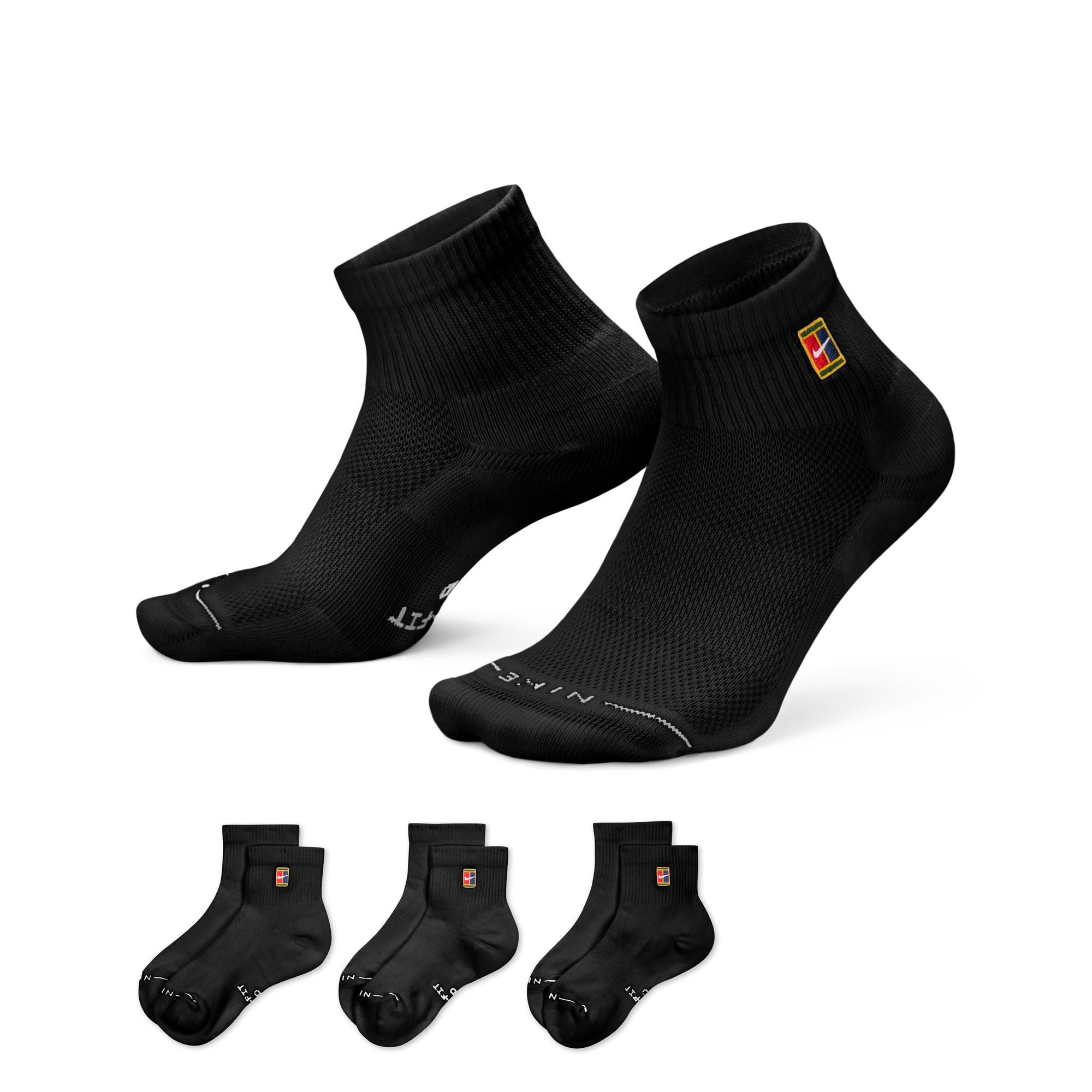 Nike Sportsocken U NK ED ELVD ANK 3P TENNIS 144 für Erwachsene