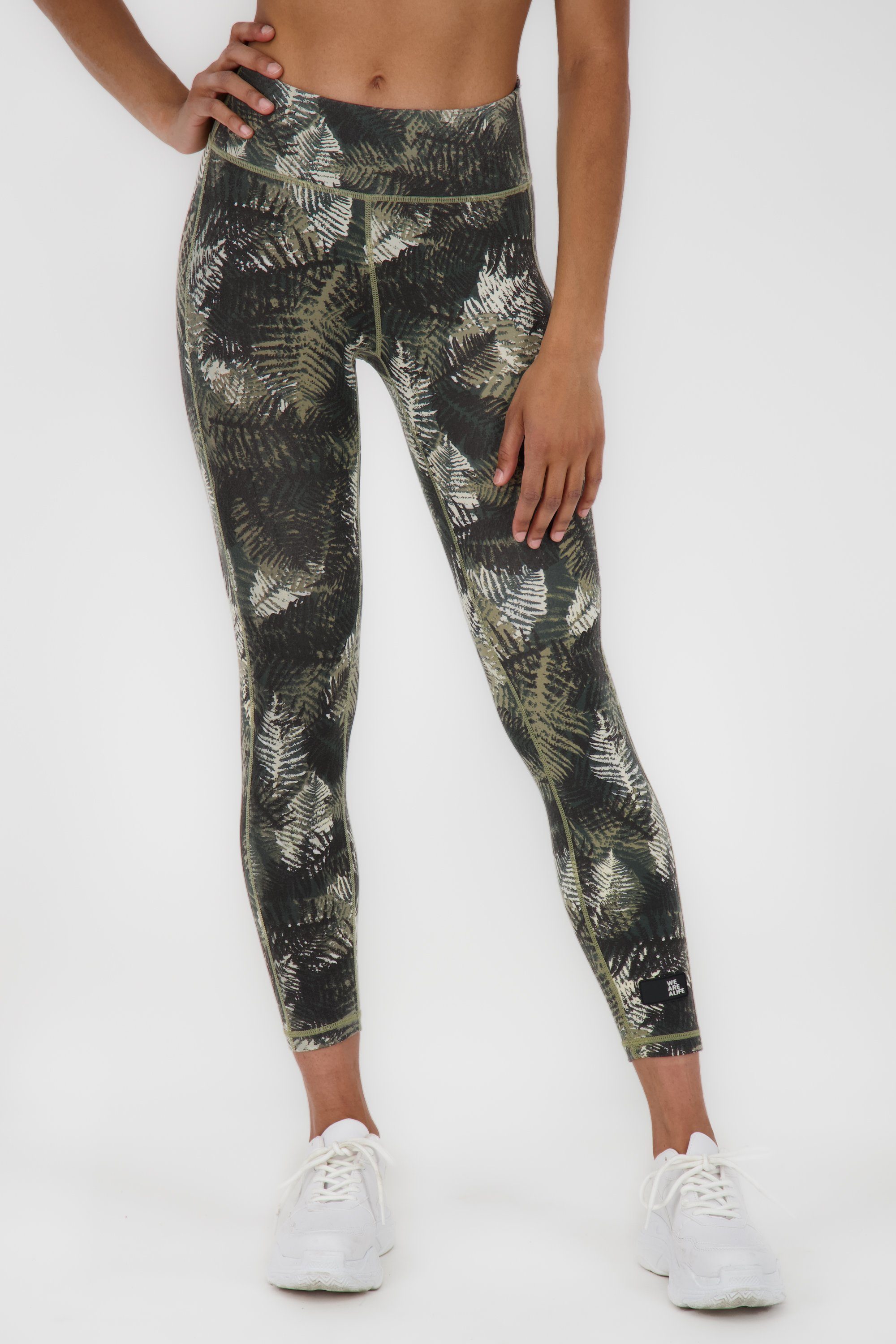 AriaAK Alife Kickin Hose & Damen dark Freizeithose, forest Leggings Leggings