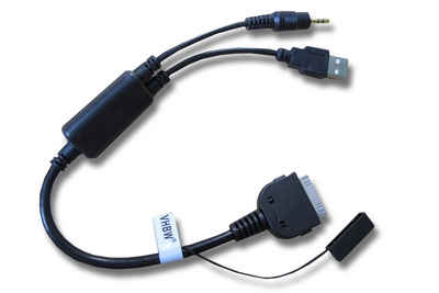 vhbw Audio-Kabel, Ersatz für BMW 61120440796, 61120440812 für Fahrzeug / Mobilfunk