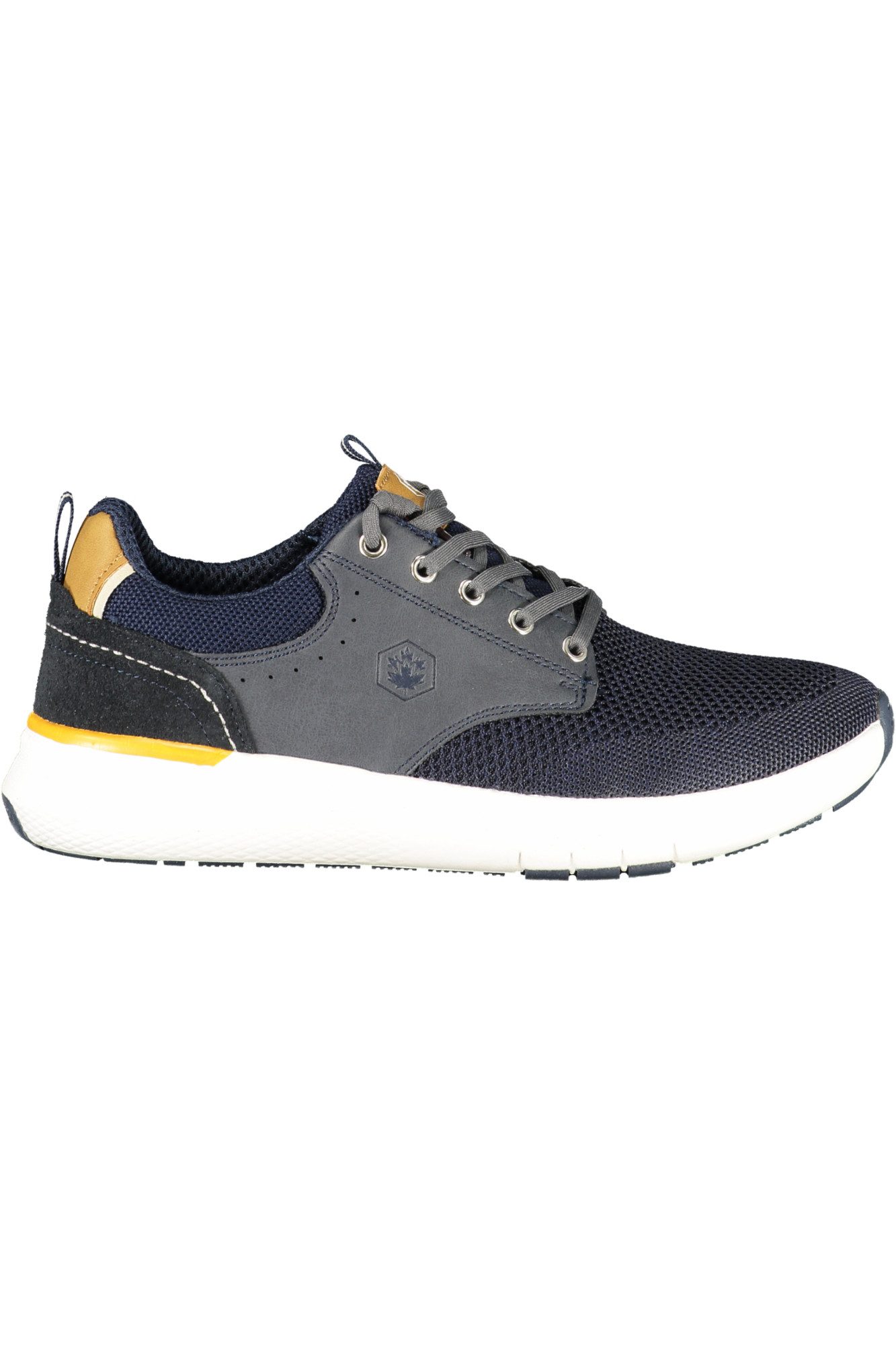 LUMBERJACK Sneaker Moderner Herren-Sportschuh in Blau mit braunen