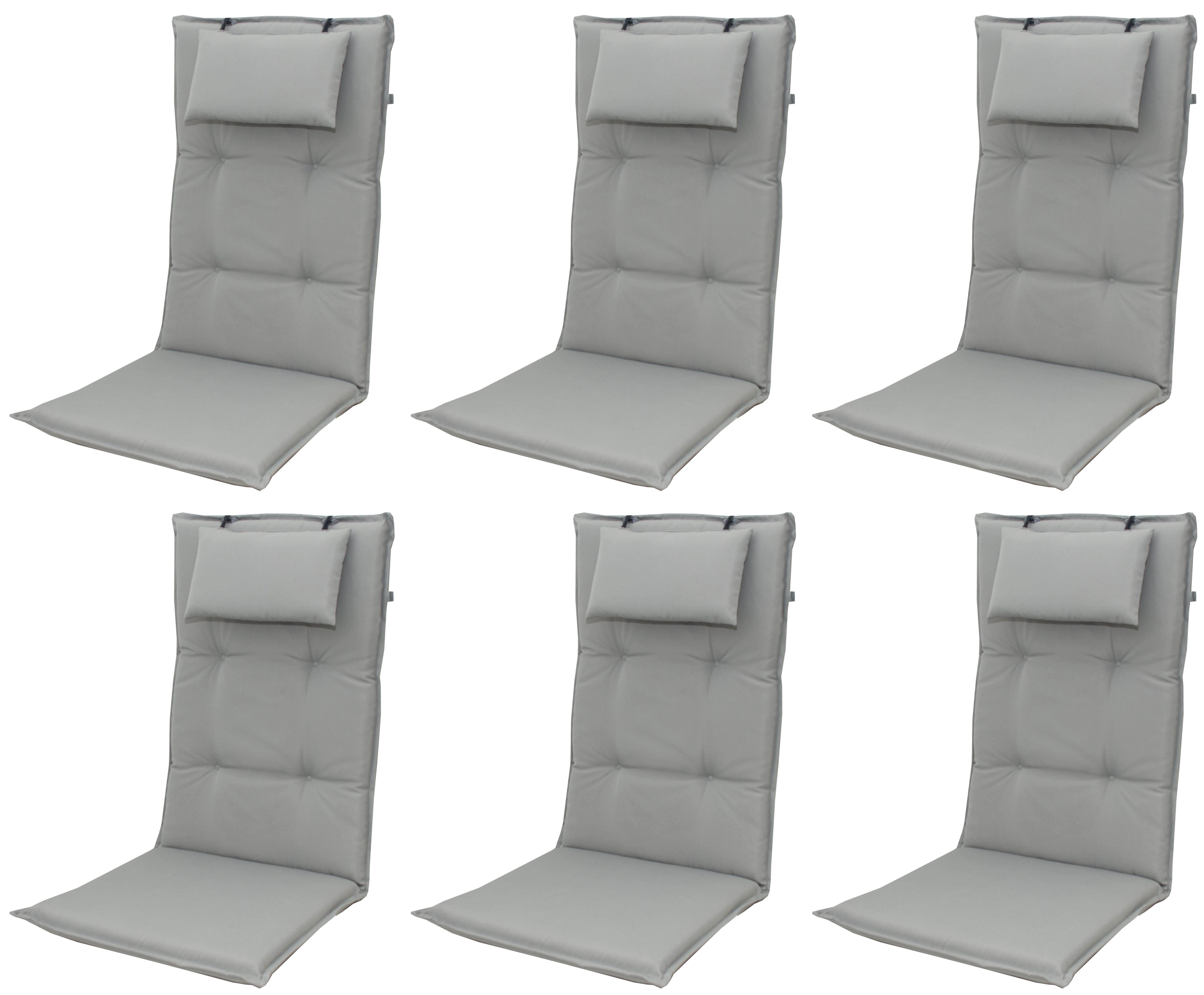 doppler® Hochlehner »Doppler Hochlehner Auflagen 6er Pack inkl