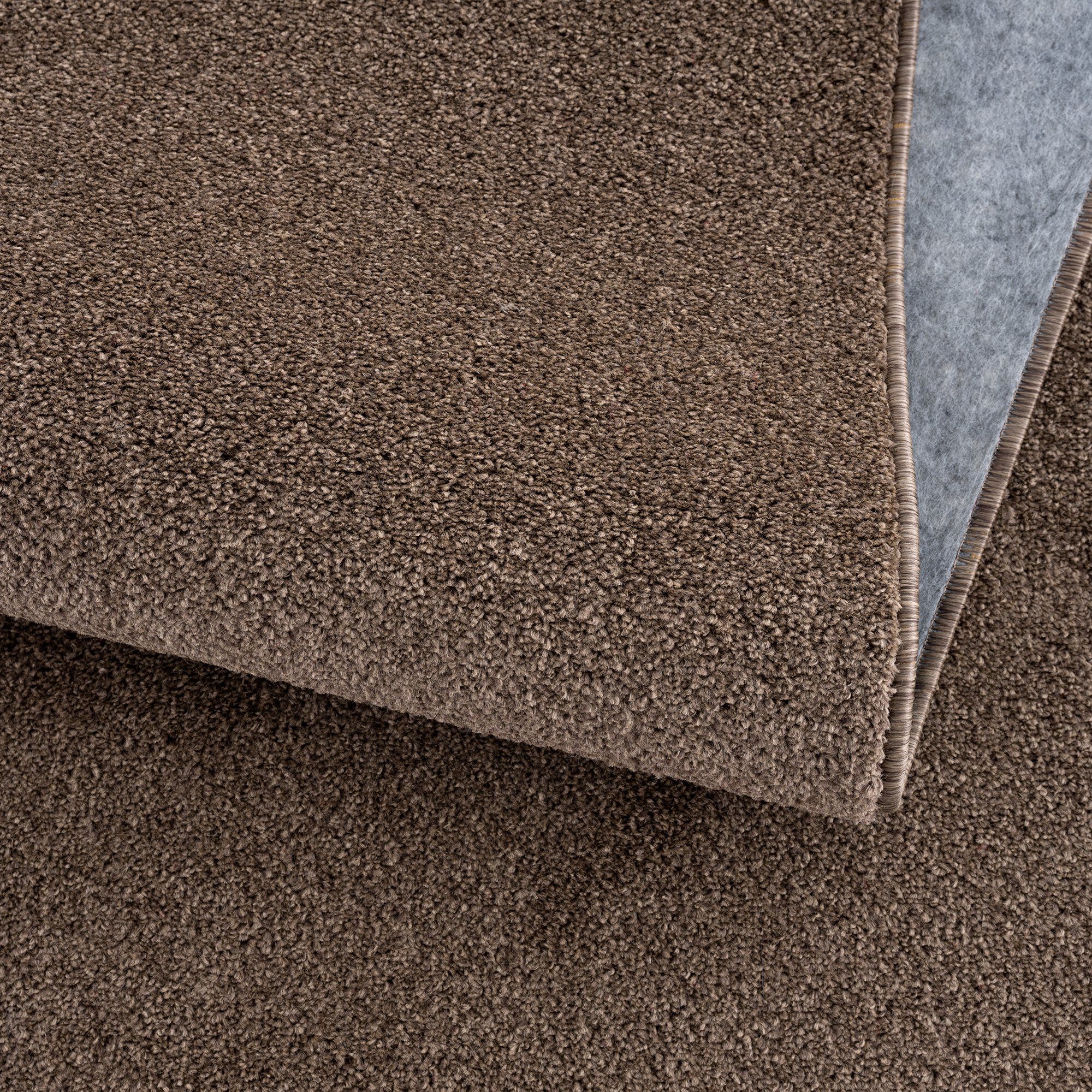 Jimri Teppich Lotus Wohnzimmer Teppich Einfarbig Kurzflor Läufer Uni, Läufer, Wohnzimmer Teppich Einfarbig Kurzflor Läufer