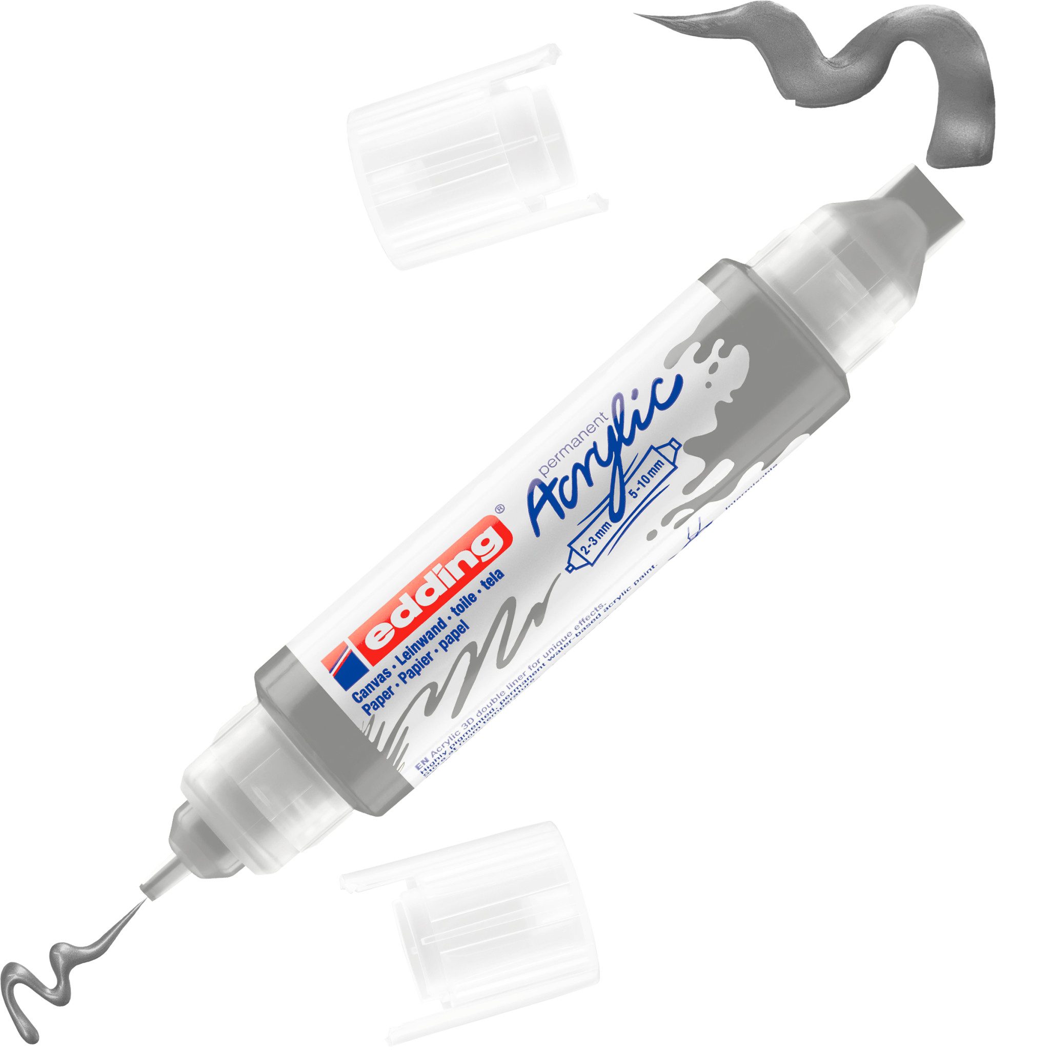 edding Marker 5400 Double Liner, 3D, Strichbreite 2 mm - 3 mm und 5 mm - 10 mm