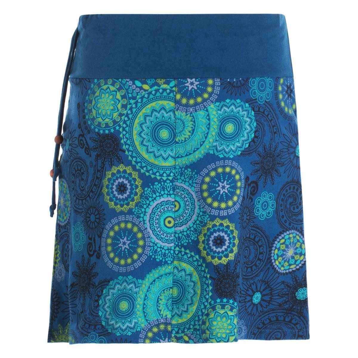 Vishes Minirock Kurzer Damen Baumwoll-Rock Taschen-Rock günstig online kaufen