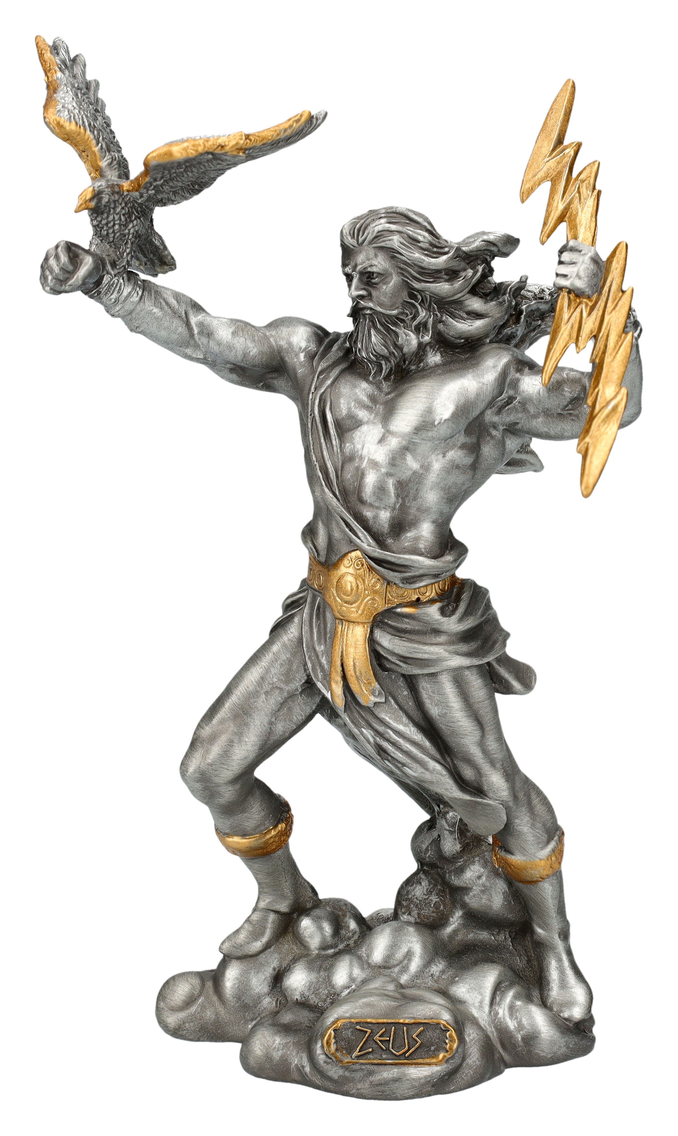 Figuren Shop GmbH Dekofigur Zinnfigur - Zeus der Göttervater - Veronese Mythologie Götterfigur