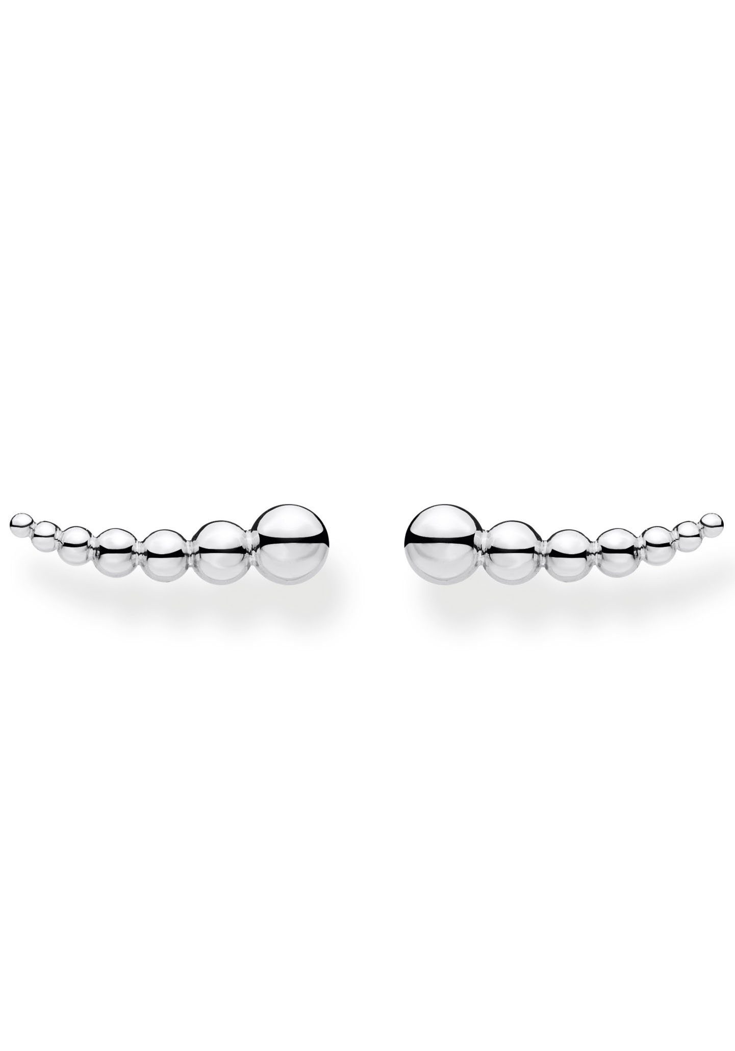 THOMAS SABO Paar Серьги-гвоздики Ear climber Kugeln silber