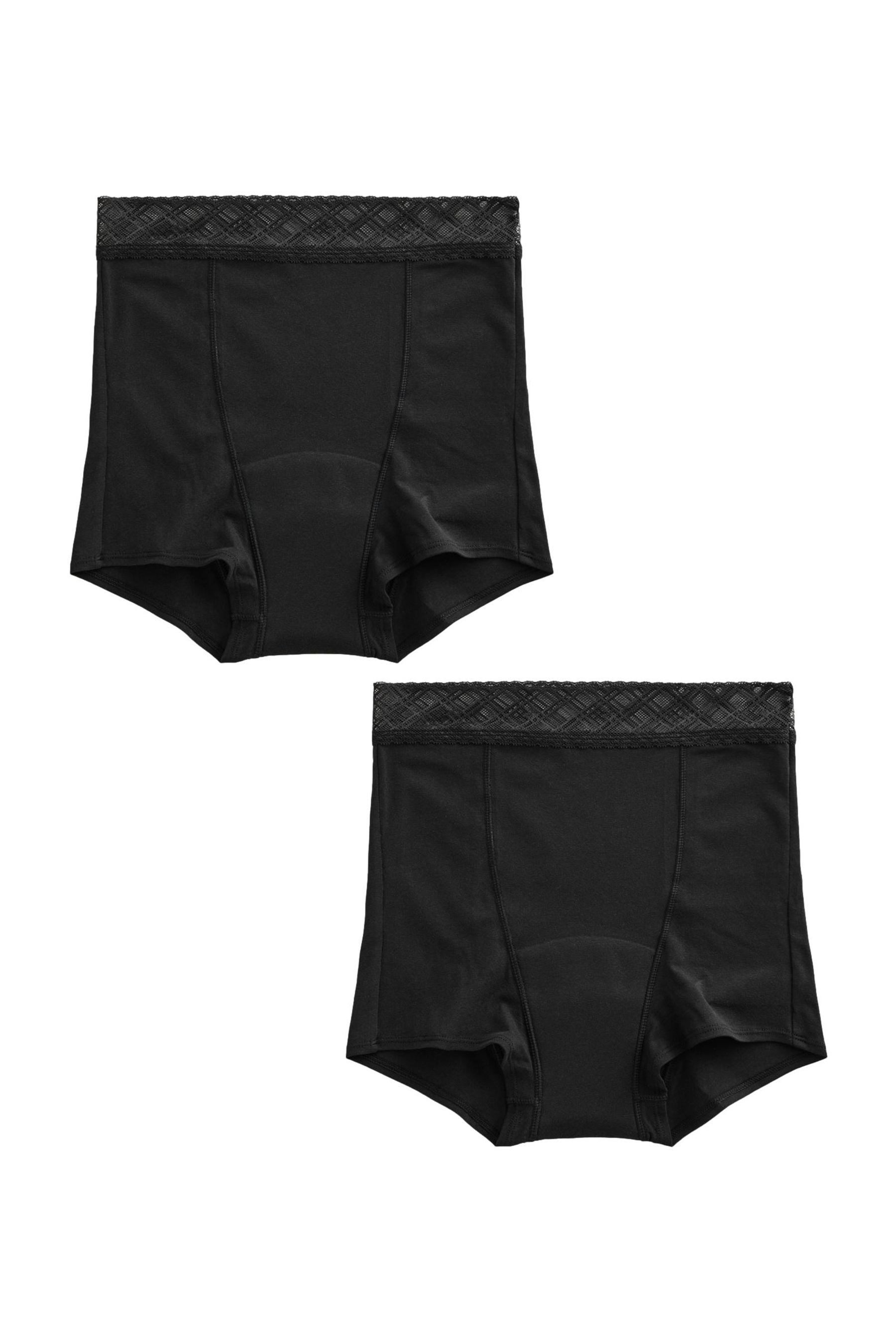 Schlüpfer Periodenslip für mittleren Blutfluss im 2er-Pack