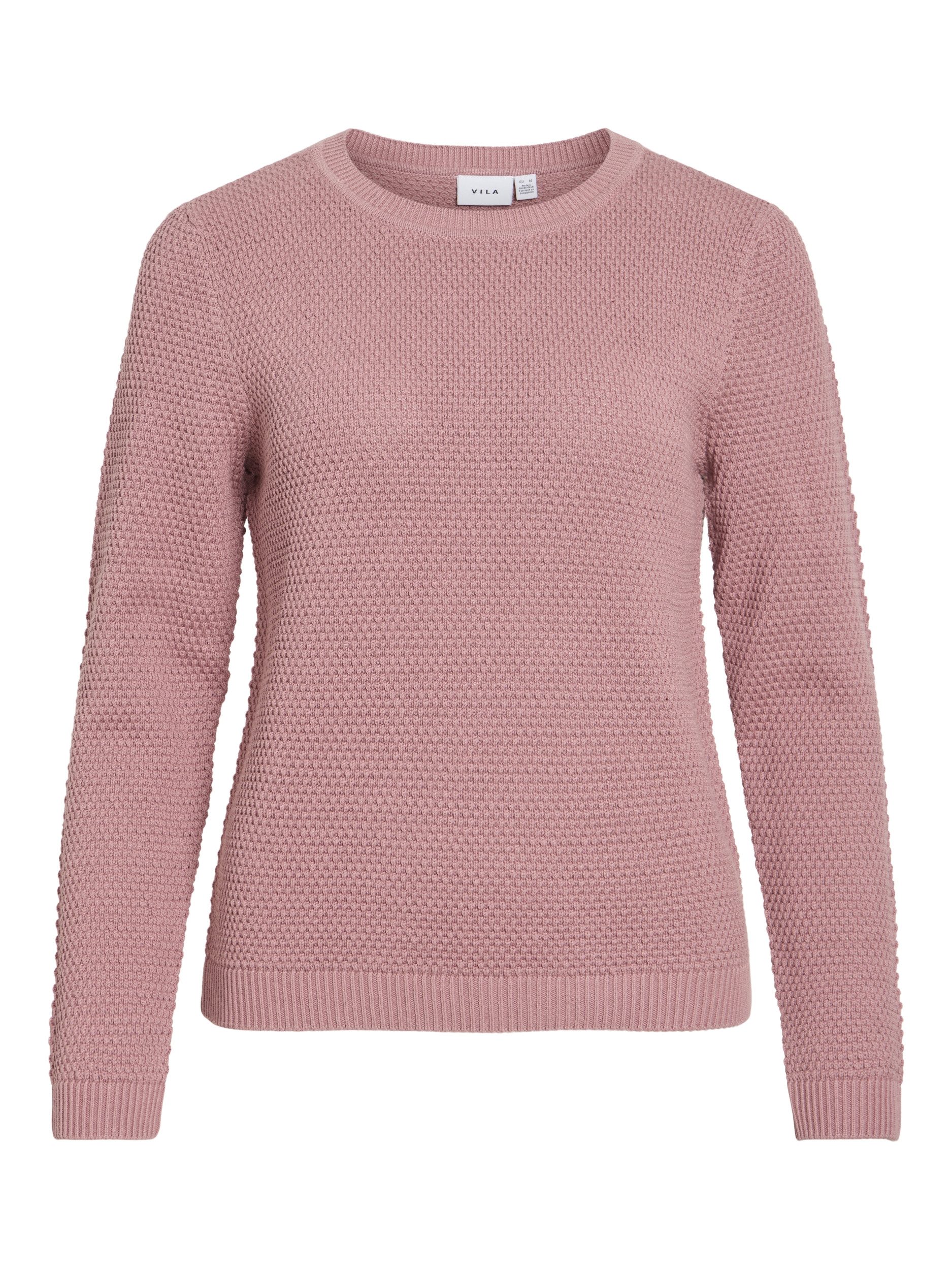 Vila Longpullover VIDALO O-NECK L/S KNIT TOP- NOOS