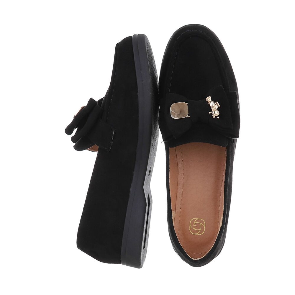 Ital-Design Damen Mokassins Freizeit Slipper (87118043) Blockabsatz Mokassi günstig online kaufen