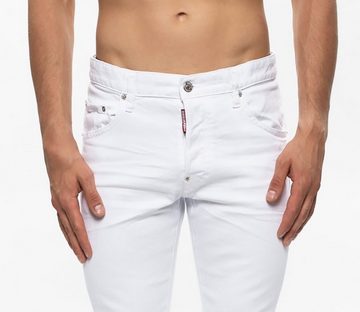 Dsquared2 5-Pocket-Jeans Dsquared² JEANS SKATER ICONIC WHITE NY HOSE DENIM PANTS 5 POCKET T