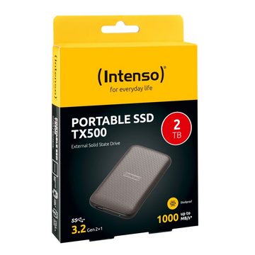 Intenso Lesen/Schreiben bis zu 1000 MB/s/2TB externe SSD