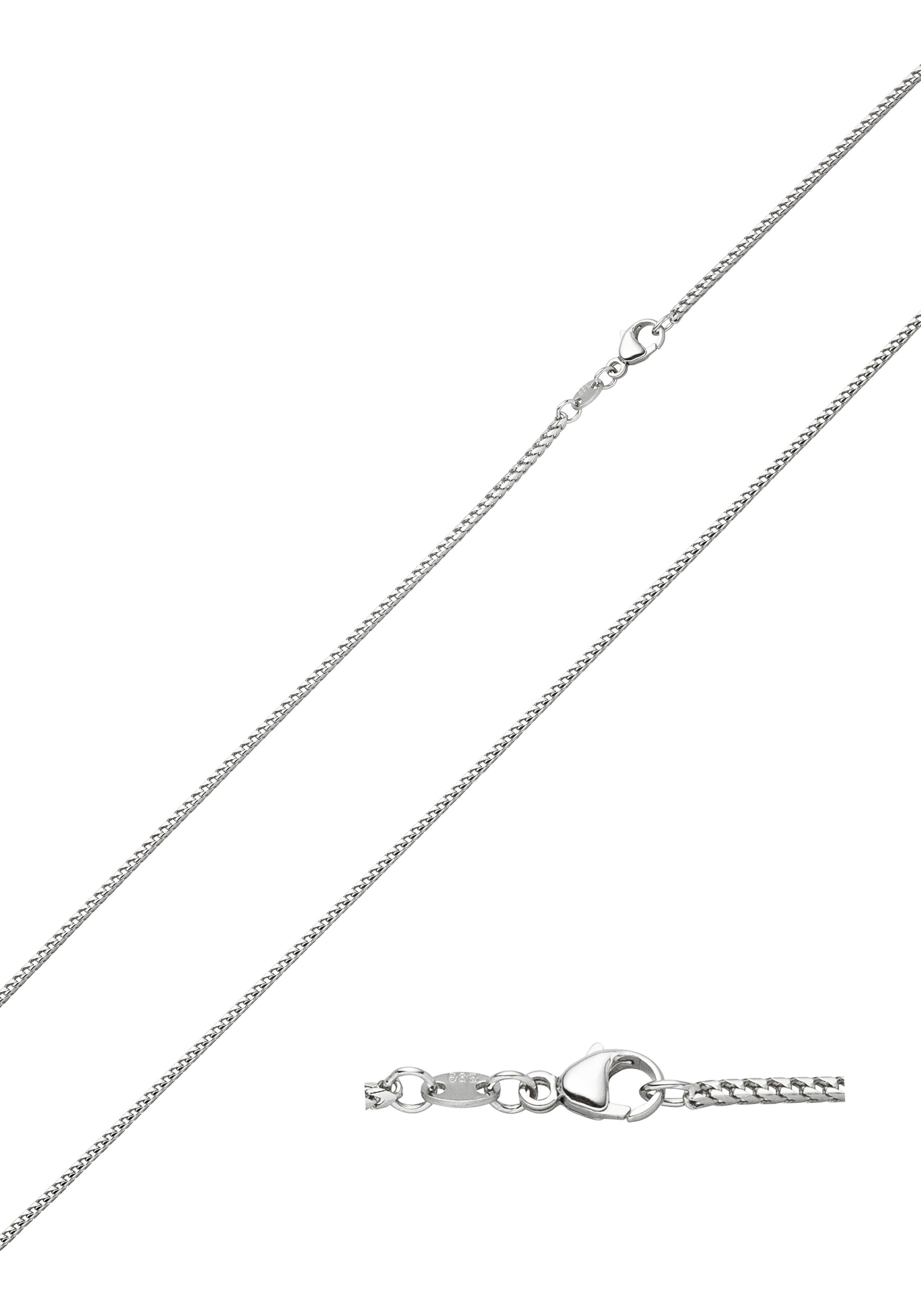 JOBO Goldkette Bingokette 1,5 mm, 14 Karat 585 Weißgold