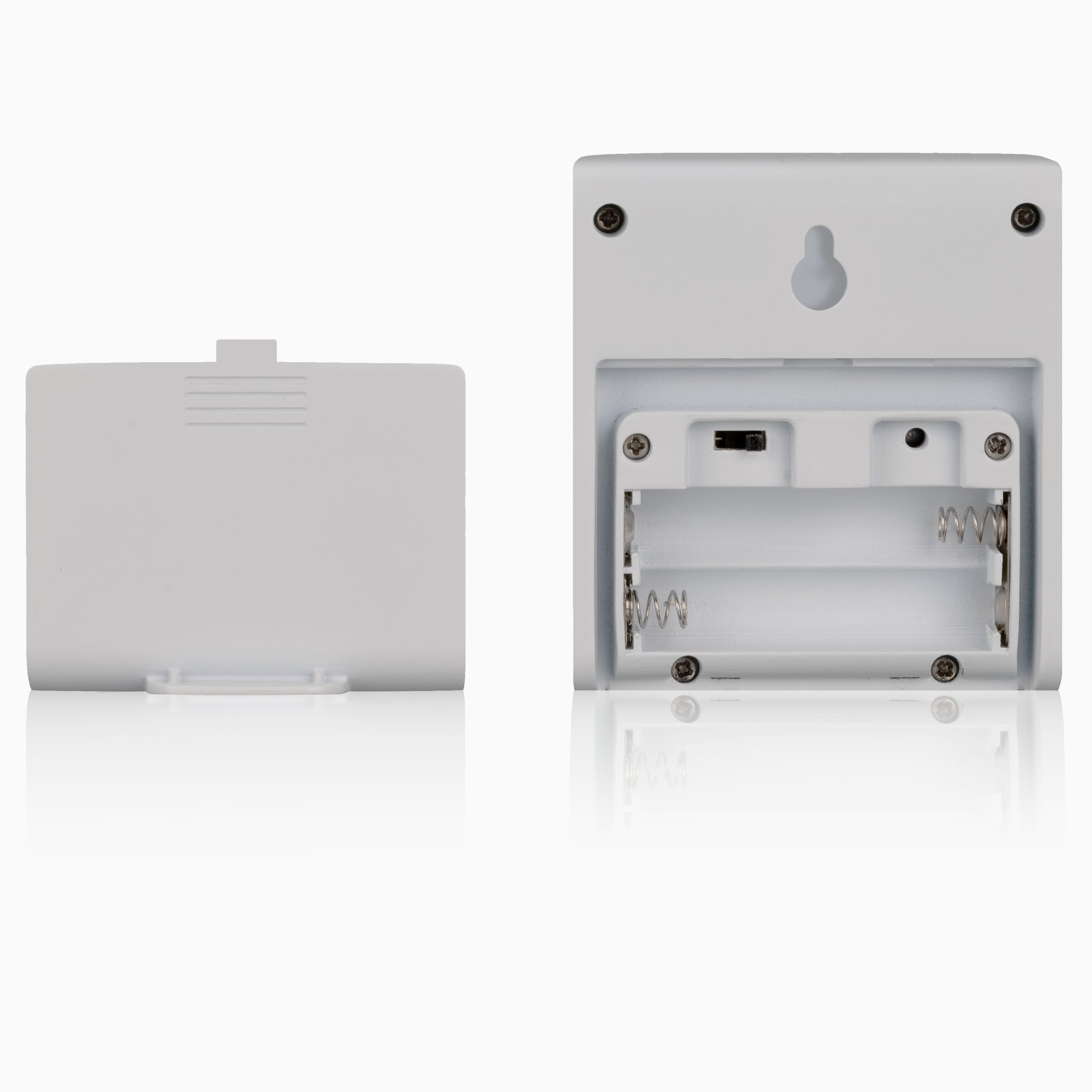 BRESSER Hygrometer BRESSER Quadro NV Thermo-Hygrometer weiß