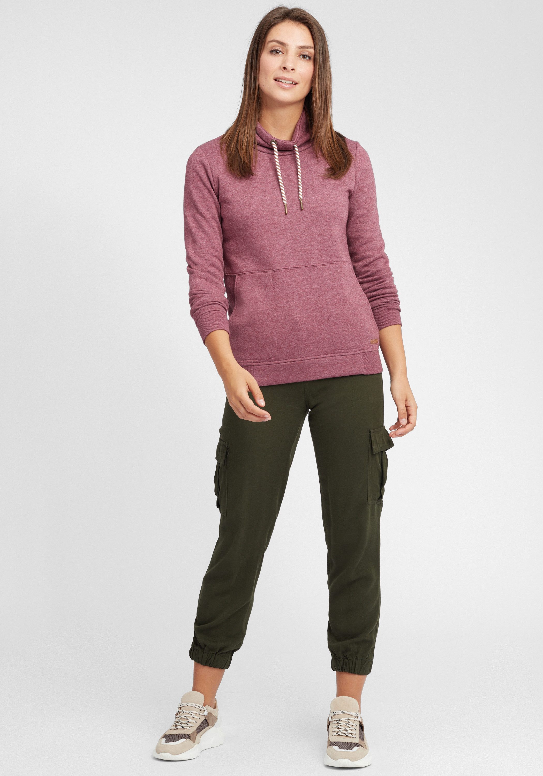 OXMO Hoodie OXVimpa Sweatpullover mit Tube-Kragen günstig online kaufen