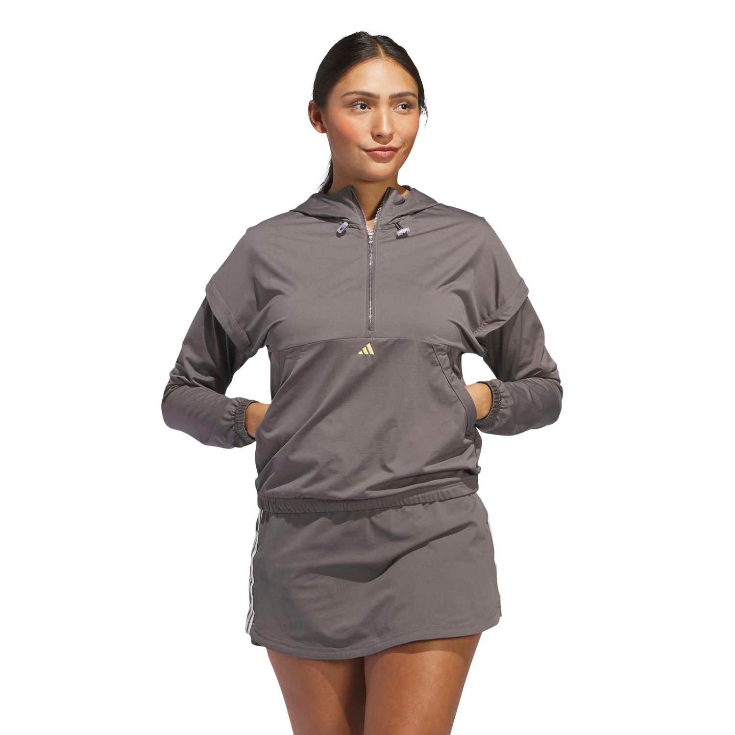 adidas Sportswear Trainingspullover Adidas Golf Hoodie Ultimate365 Twistknit Charcoal Damen