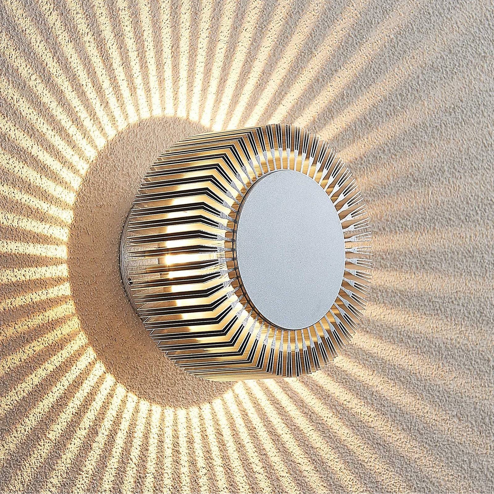 Lucande Außen-Wandleuchte Keany, 1 x 3,5 W LED, warmweiß