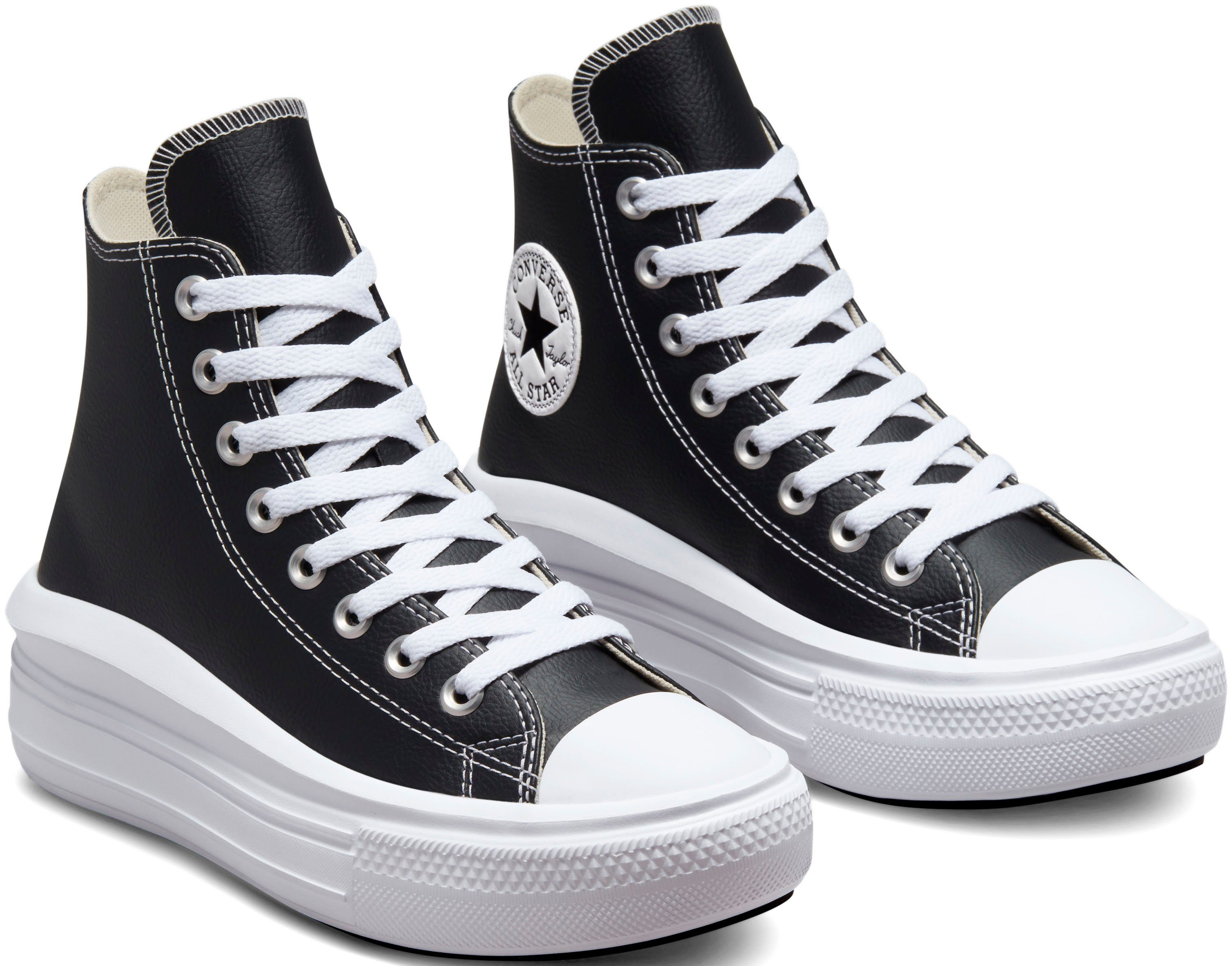 Converse CHUCK TAYLOR ALL STAR MOVE PLATFORM LEATHER Sneaker günstig online kaufen
