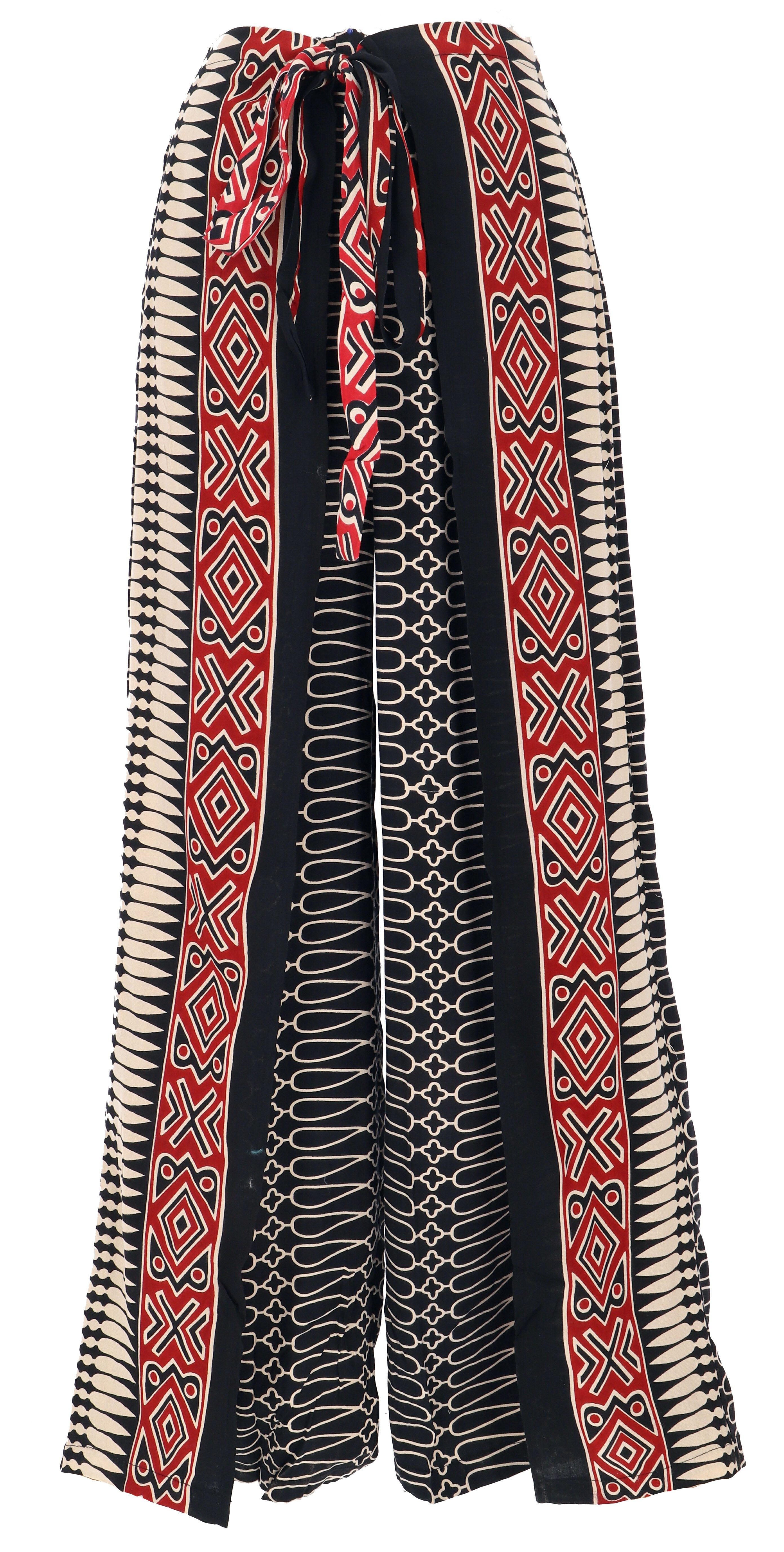 Guru-Shop Relaxhose Palazzohose mit African Print, günstig online kaufen