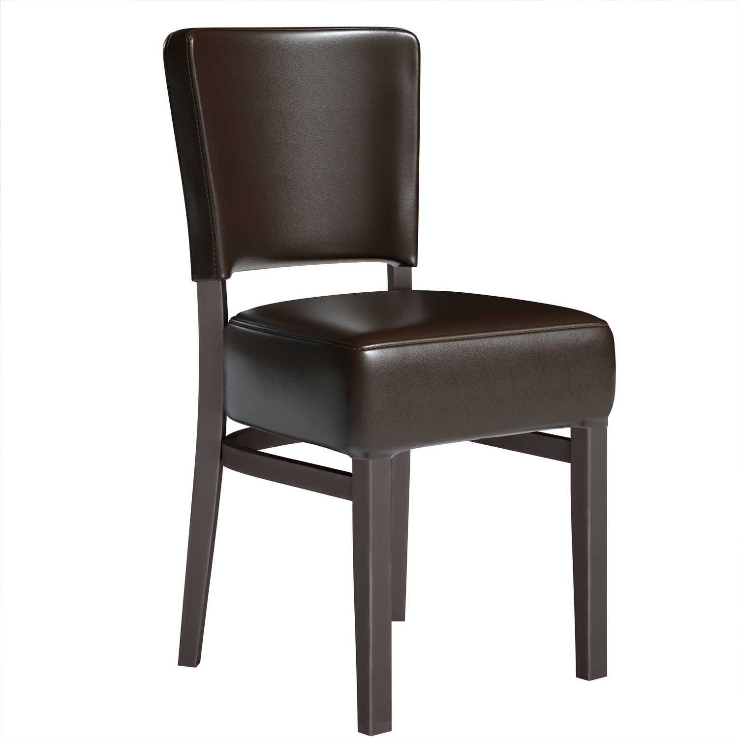 GGMMÖBEL Bistrostuhl Lucasmall Kunstleder, 2er-Set Innen Hohe Tragkraft/Langlebig