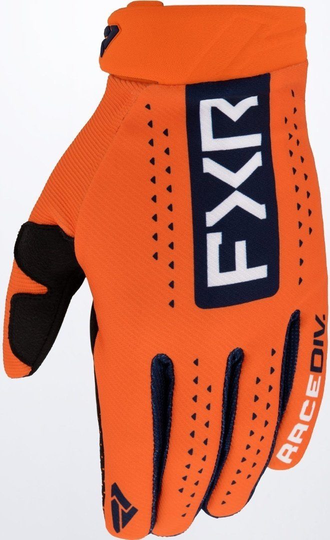 FXR Motorradhandschuhe Reflex Motocross Handschuhe Orange/Blue