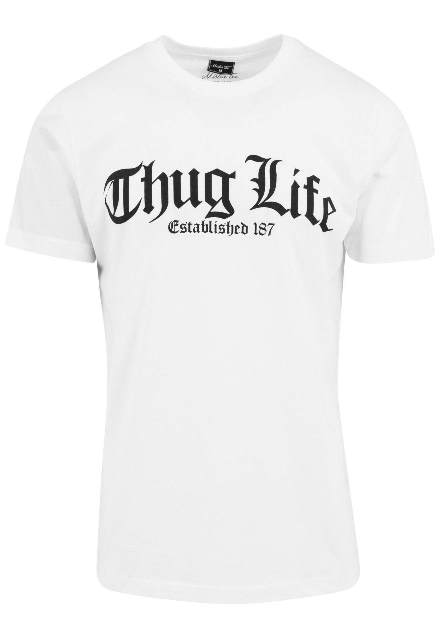 Tee Thug T-Shirt Life MisterTee English English Mister Tee white Old Herren (1-tlg) MT382 Old Thug Life