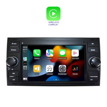 TAFFIO Für Ford Focus Mondeo Galaxy 7" Touchscreen Android Autoradio DVD GPS Einbau-Navigationsgerät