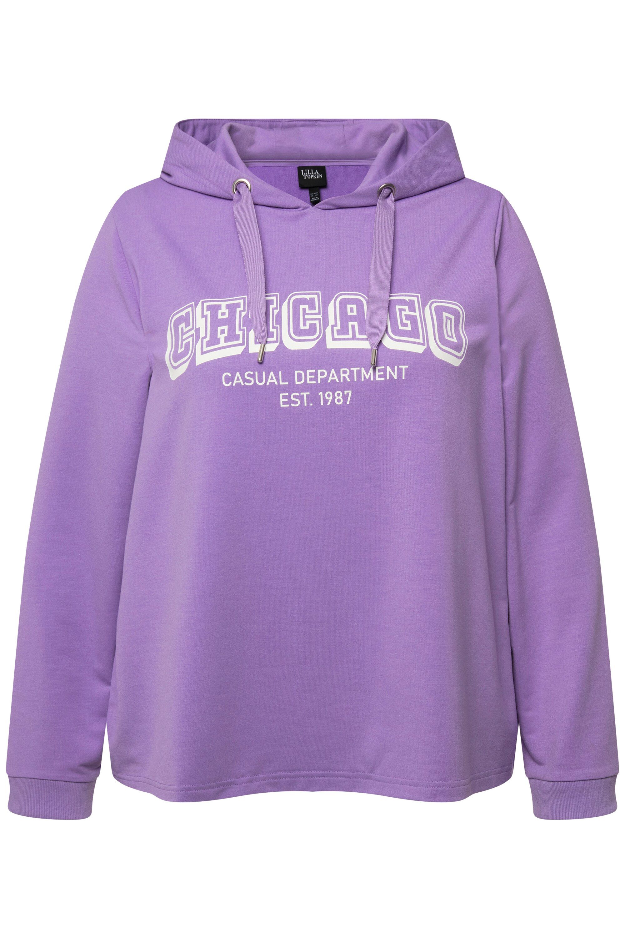 Sweatshirt Hoodie Städtenamen Kapuze Langarm