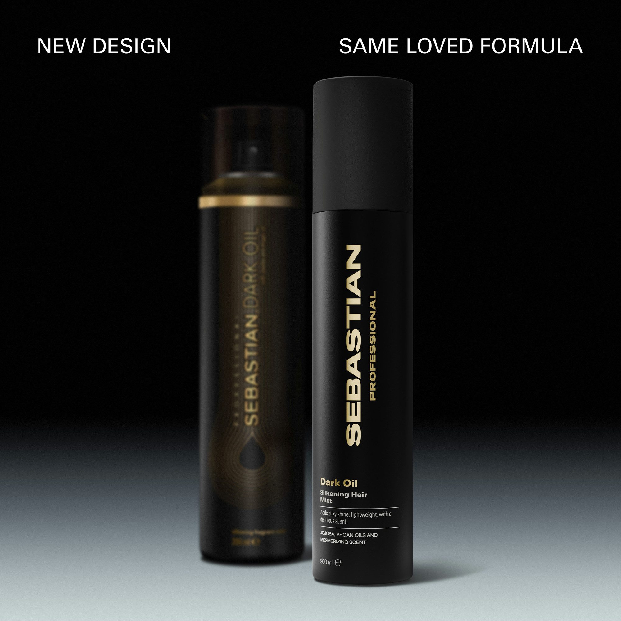 Sebastian Professional Haaröl Dark Oil Hairmist, für geschädigtes, glanzloses, trockenes und widerspenstiges Haar