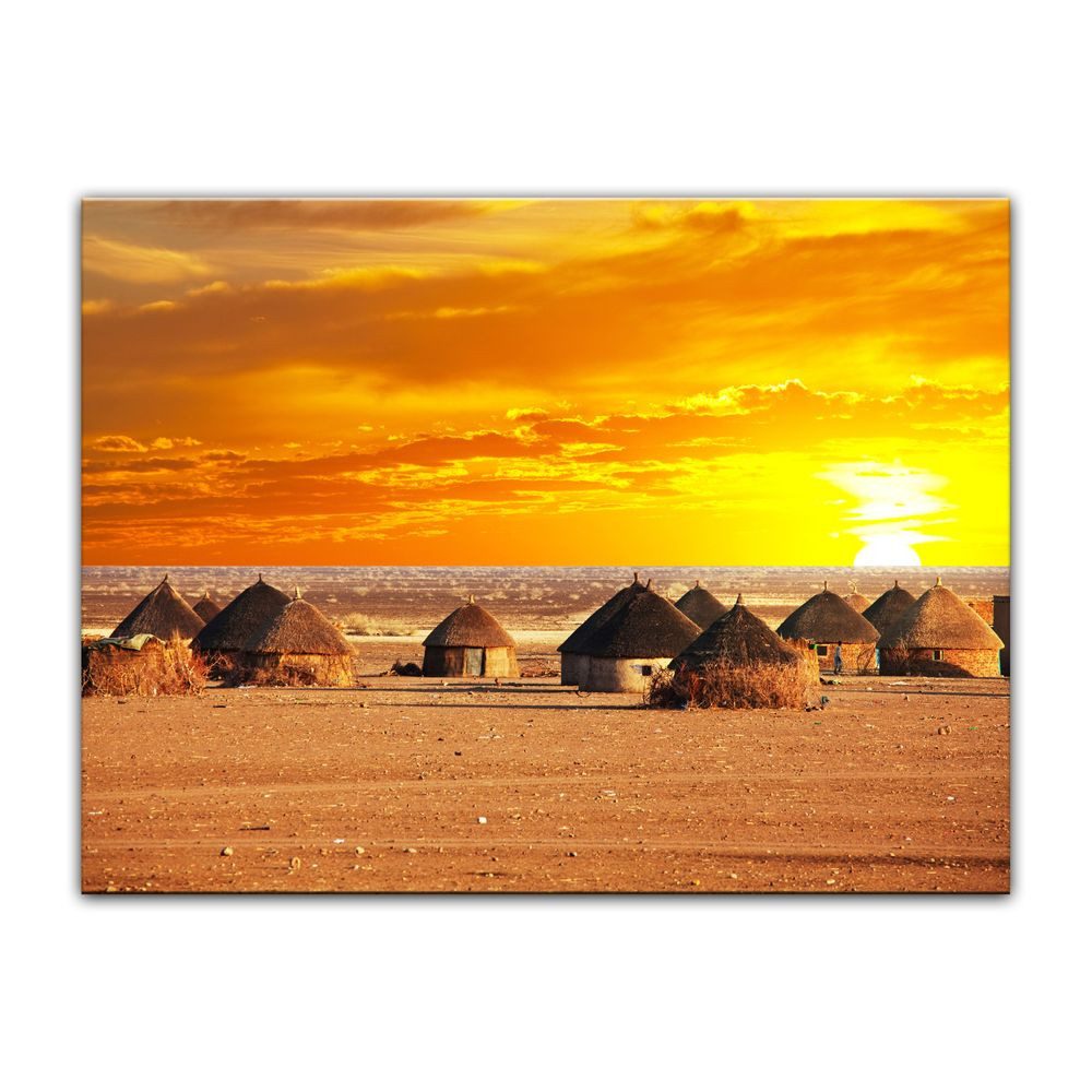 Handgemaltes Leinwandbild Landschaft – 5-teilig, 150 X 70 Cm, Acryl Auf Keilrahmen