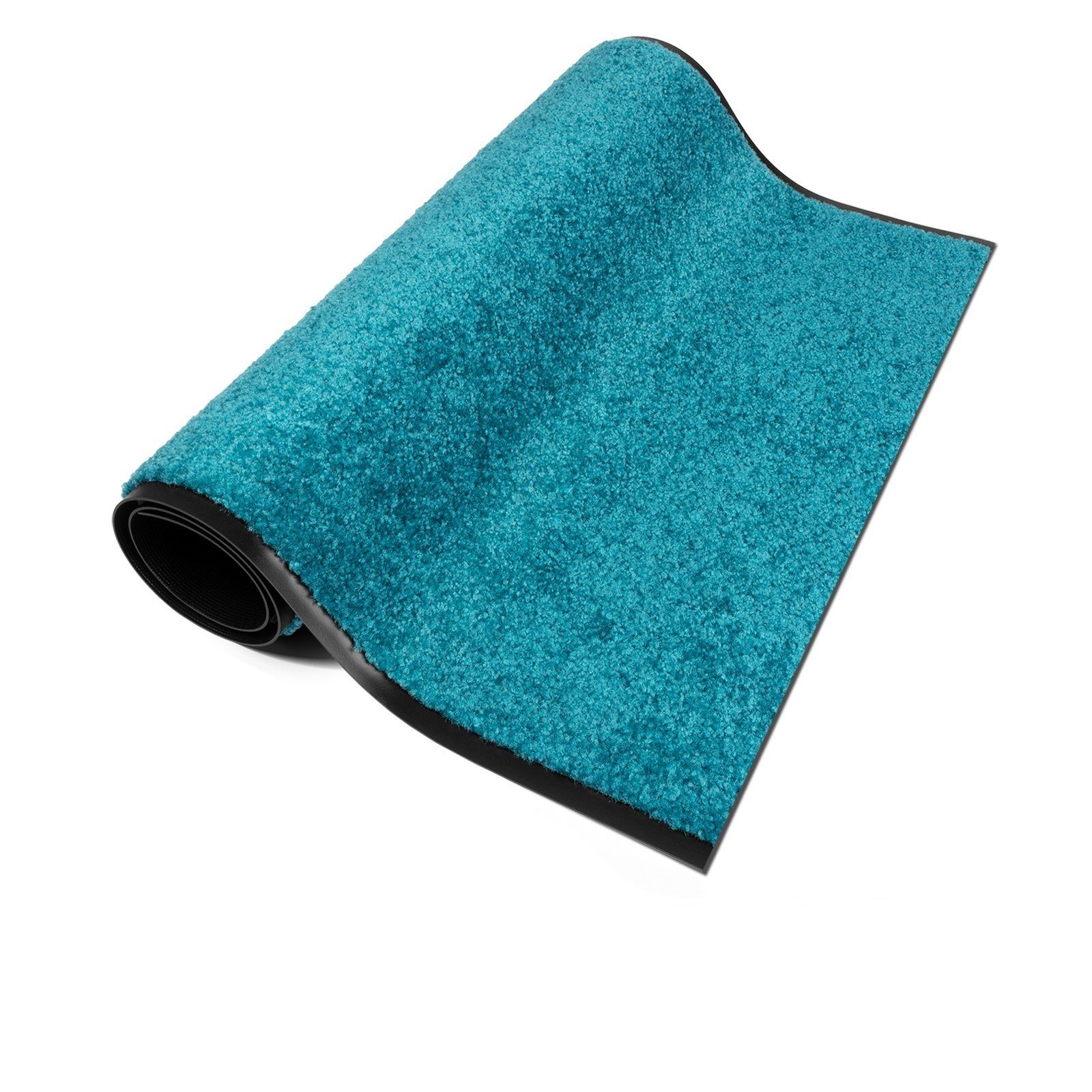 & Fußmatte Türkis Farben 8 mm, Use&Wash,verschiedene Höhe: Schmutzfangmatte Karat, Größen, Sauberlaufmatte, Rechteckig,