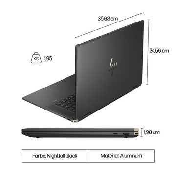 HP 16-aa0072ng Convertible Notebook (40,6 cm/16 Zoll, Intel Core Ultra 7 155H, ARC, 1000 GB SSD)