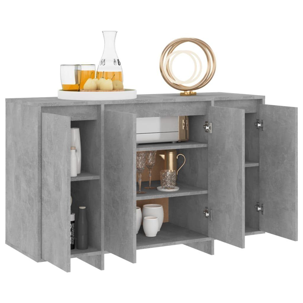 vidaXL Sideboard Sideboard Betongrau 120x41x75 cm günstig online kaufen