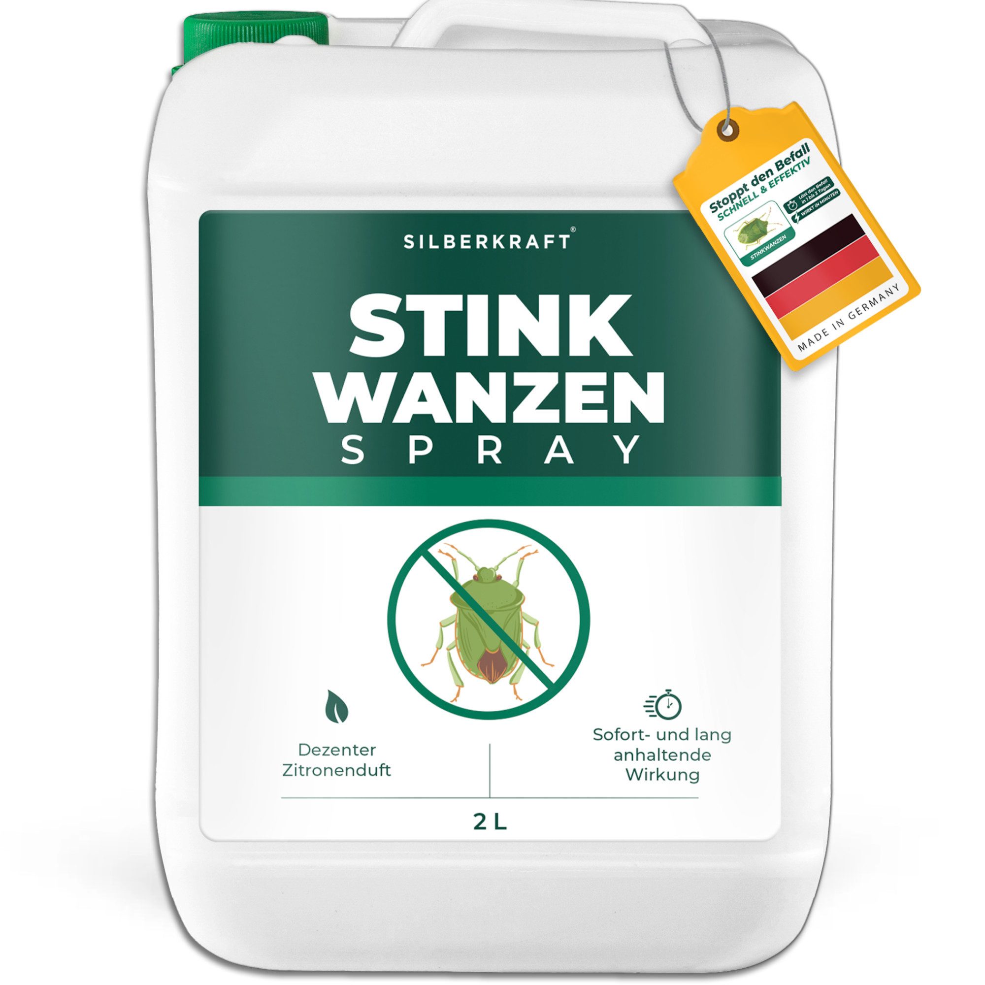 Insektenspray Silberkraft Stinkwanzenspray, Effektiver Sofort- und Langzeitschutz