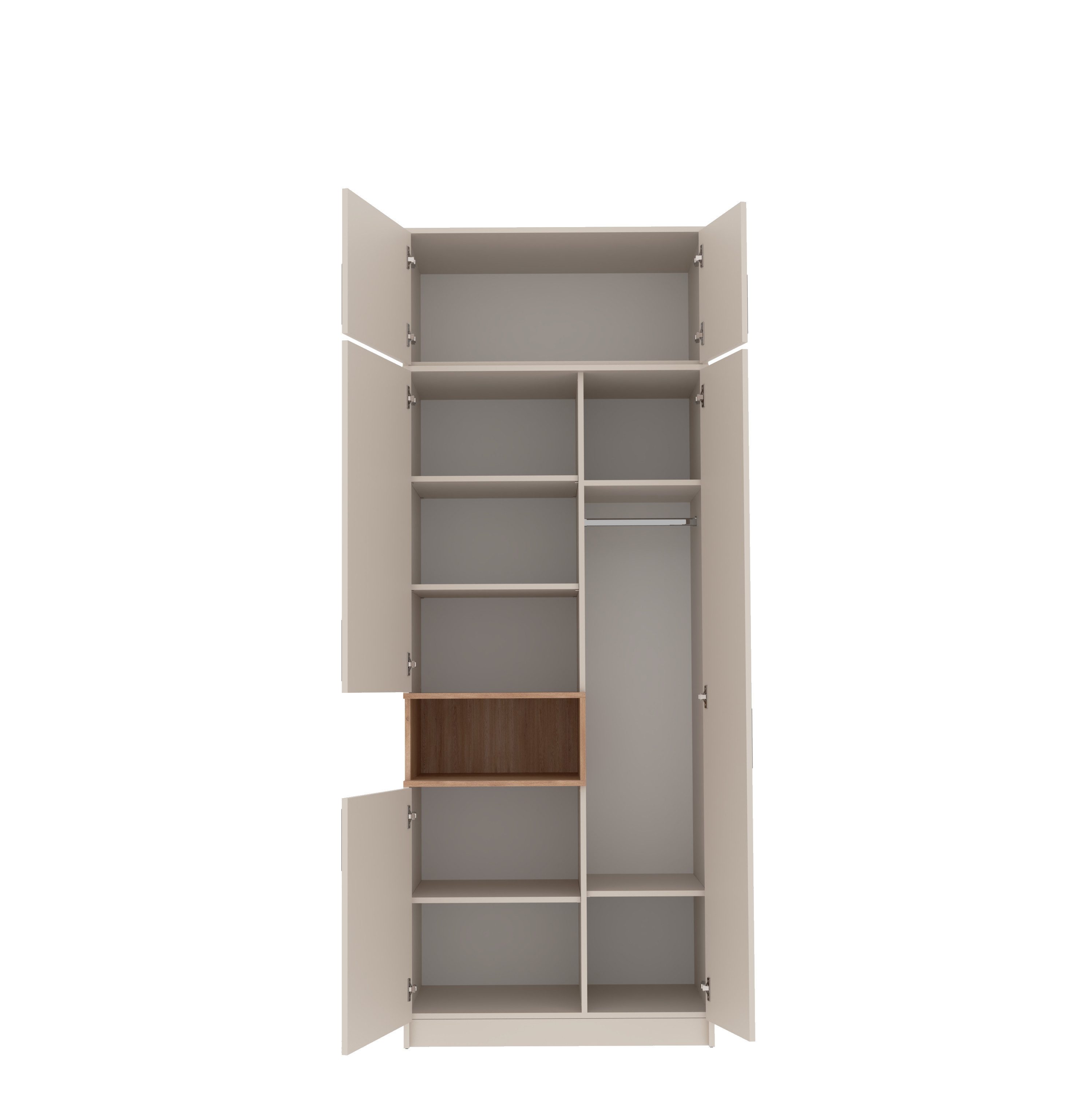 Marmex Möbel Drehtürenschrank Grant G1/18 C Kleiderschrank mit einer Kleide günstig online kaufen