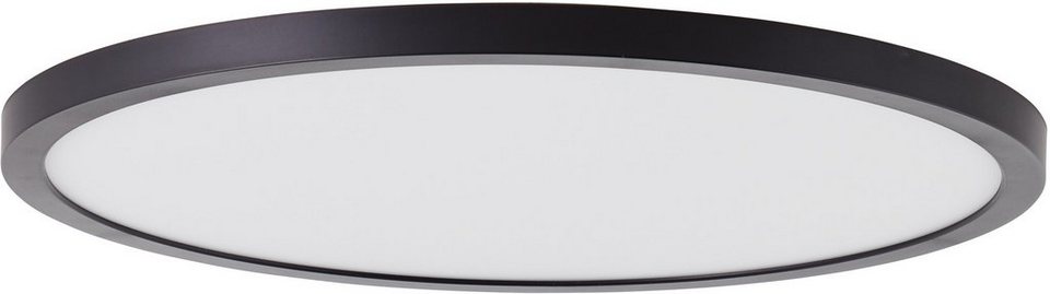Deckenaufbau-Paneel 1x Brilliant 30cm LED schwarz/weiß Tuco integriert, Deckenleuchte LED Tuco, 19