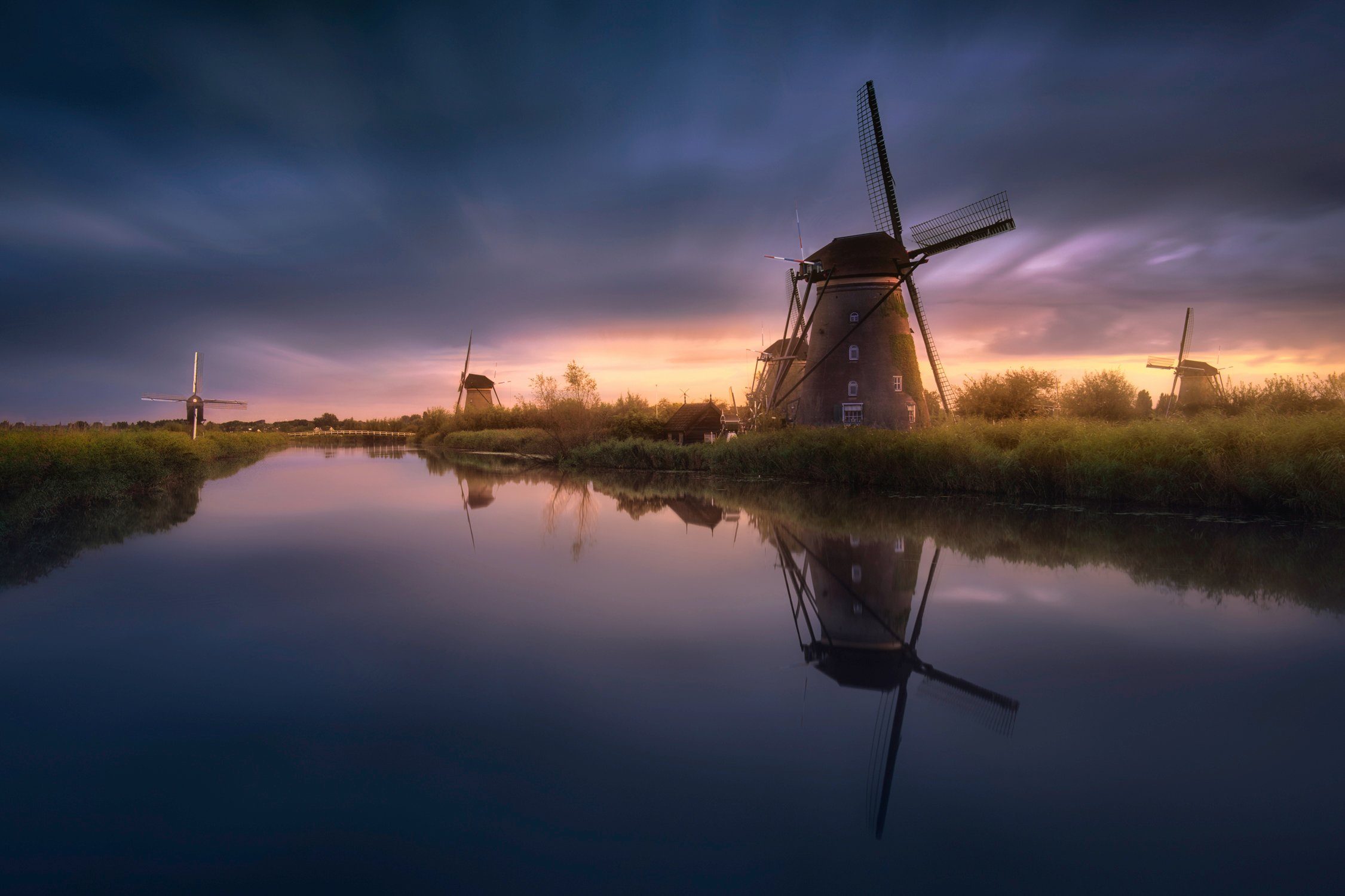 Fototapete JESUS Photo-Art KINDERDIJK-WINDMÜHLEN Papermoon GARCIA, M