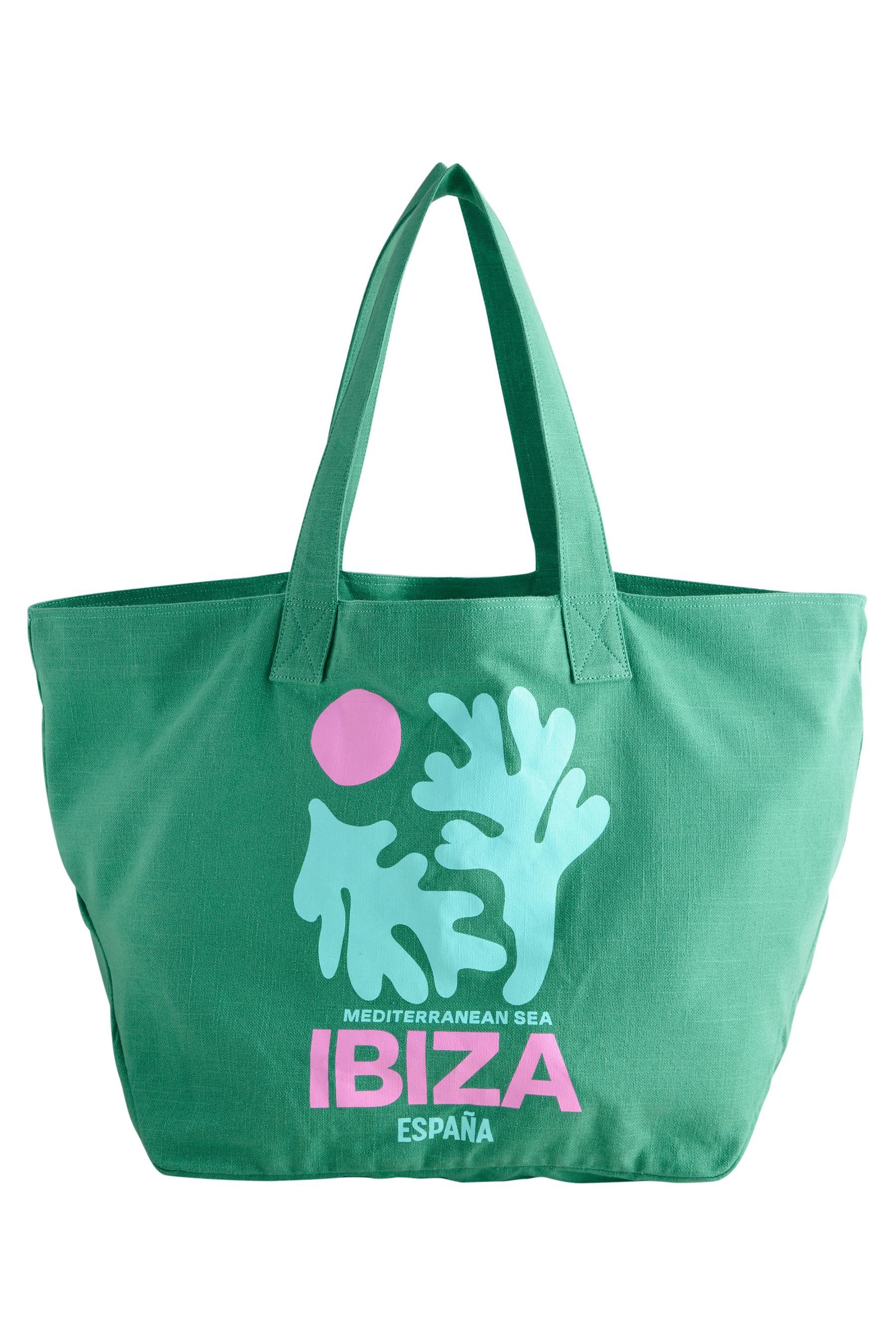 Next Schultertasche Große Schultertasche aus 100 % Baumwollcanvas (1-tlg)