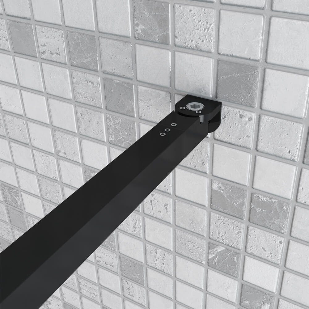 duschspa Duschwand 30-160cm Glaswand Duschwand Walk in Dusche Duschtrennwand Nano Glas, Einscheibensicherheitsglas, Sicherheitsglas, (Set), Nano Glas – Bild 5 von 5